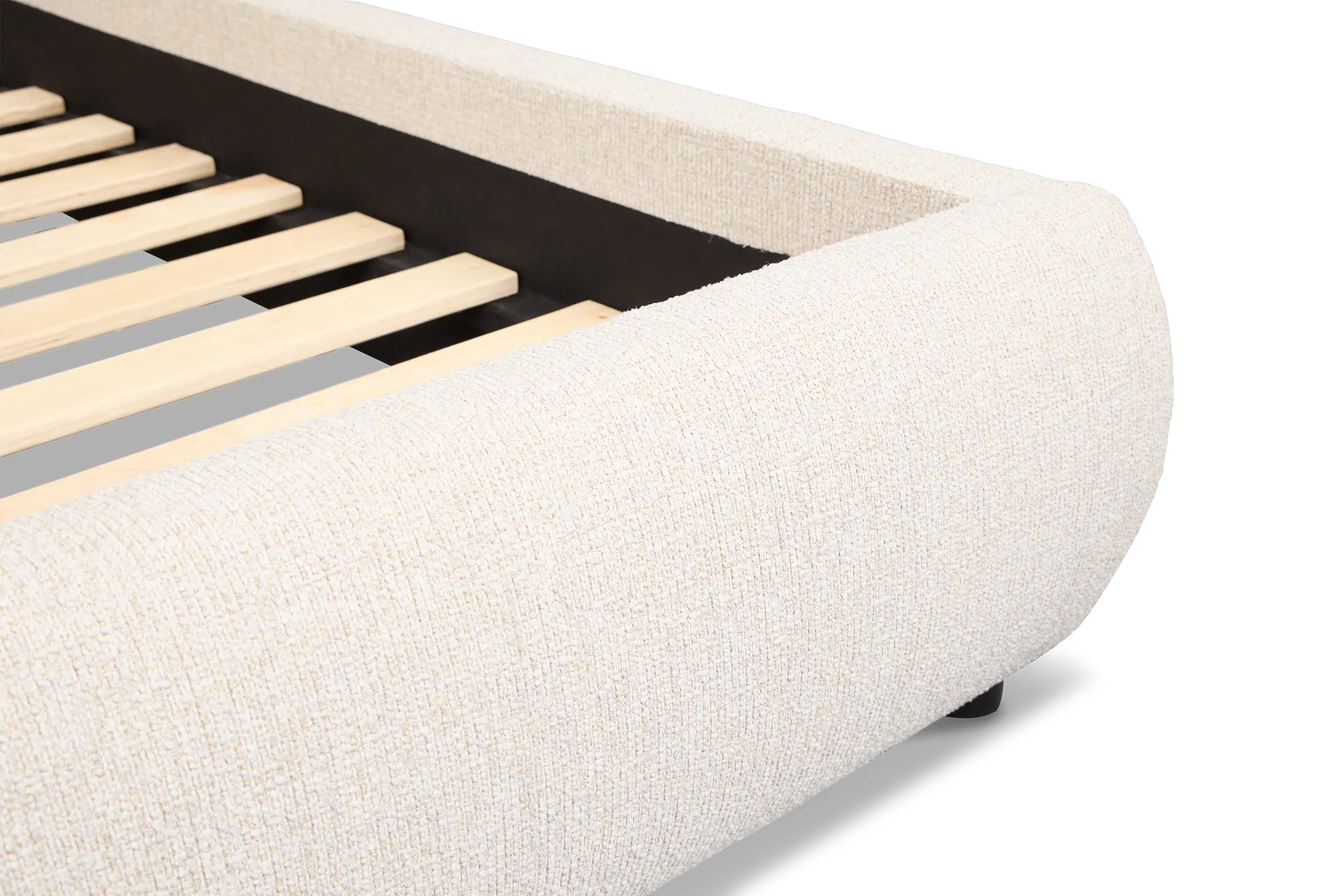 Nomad Light Beige Uph Platform Bed