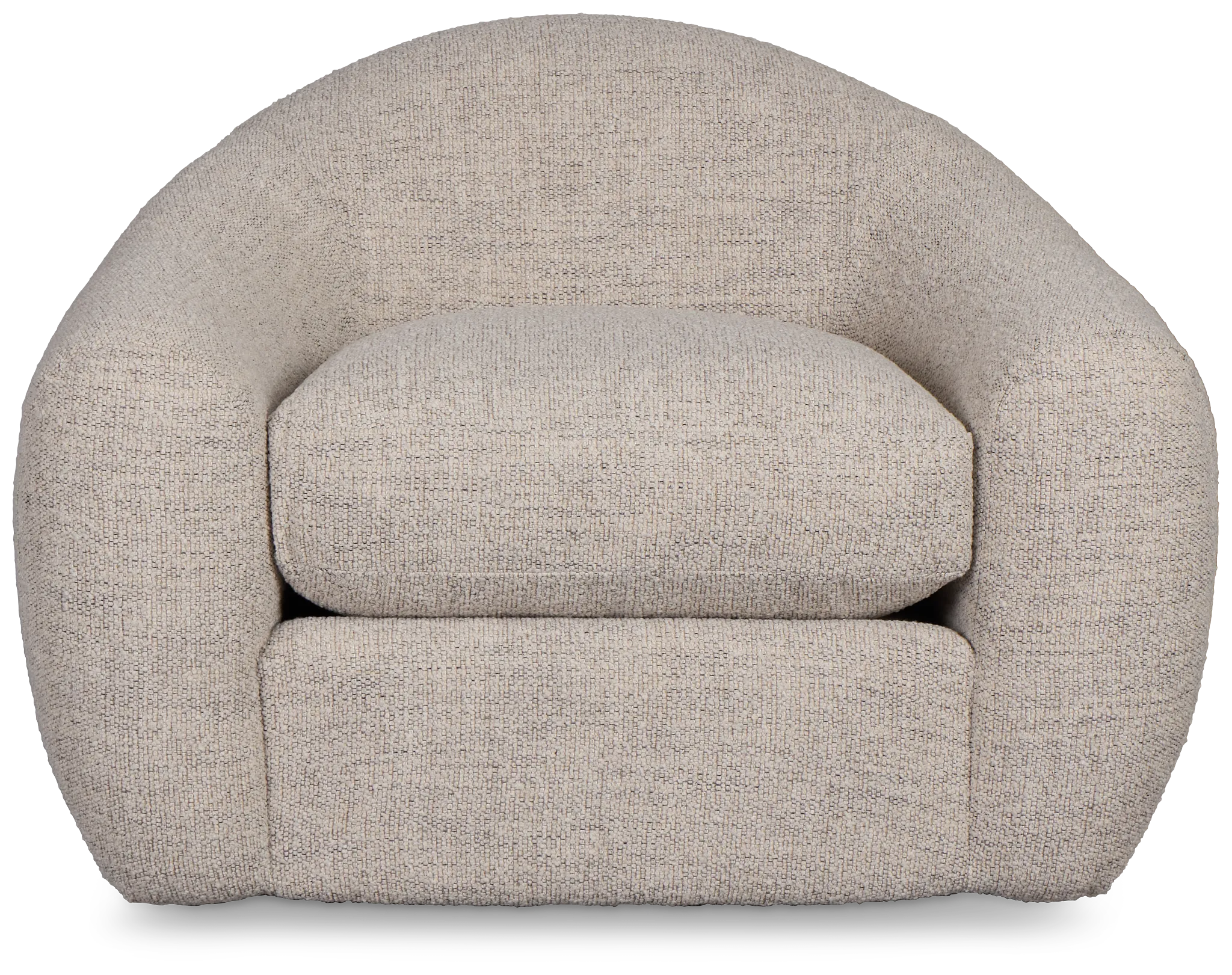 Kaya Gray Fabric Swivel Chair