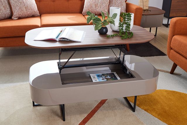 Harlan Gray Rect Coffee Table