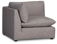 Serena Gray Fabric Corner Chair