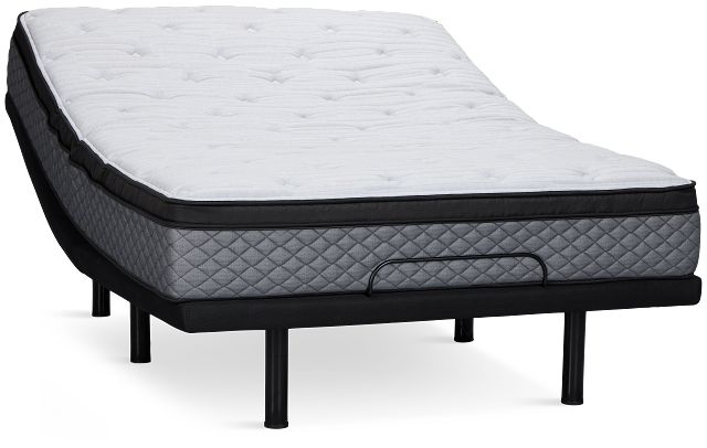 Kevin Charles By Sealy Essential Plush Deluxe Adjustable Mattress Set