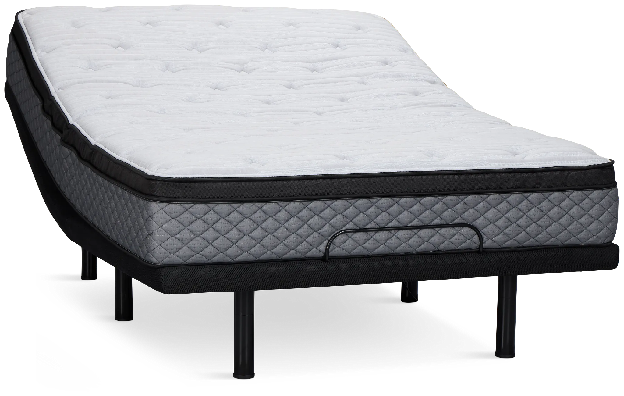 Kevin Charles By Sealy Essential Plush Deluxe Adjustable Mattress Set