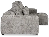 Skylar Gray Fabric Right Chaise Sectional