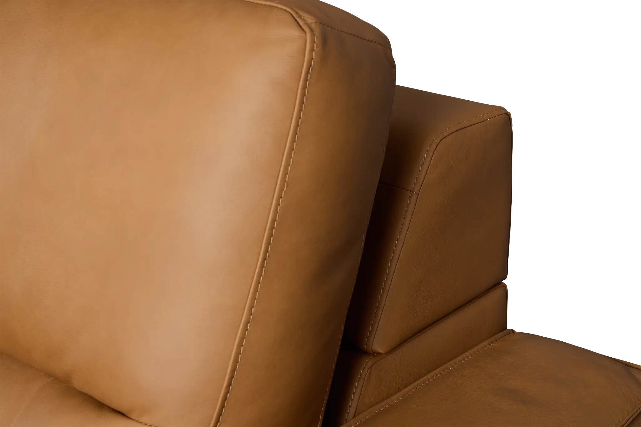 Rudy Brown Lthr/vinyl Left Power Extension Chaise Sectional Rudy Brown Lthr/vinyl Left Power Extension Chaise Sectional