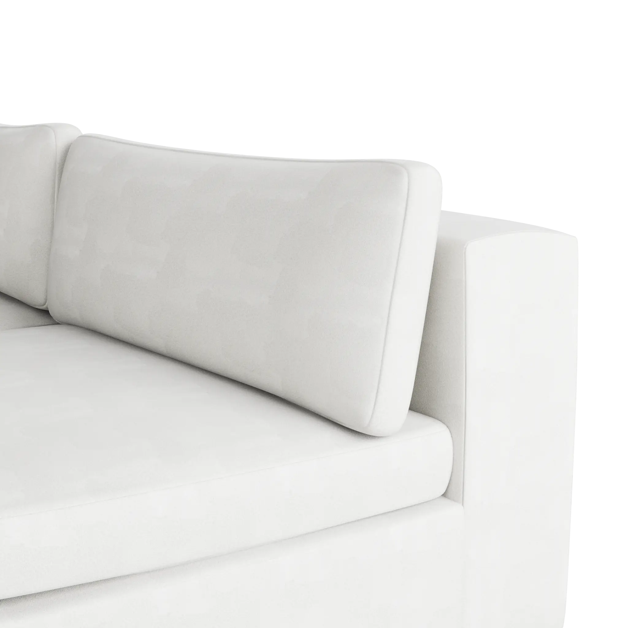 Destin Sutton White Fabric 6-piece Pit Sectional Destin Sutton White Fabric 6-piece Pit Sectional