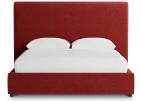 Grayton Elite Red 54" Upholstered Platform Bed