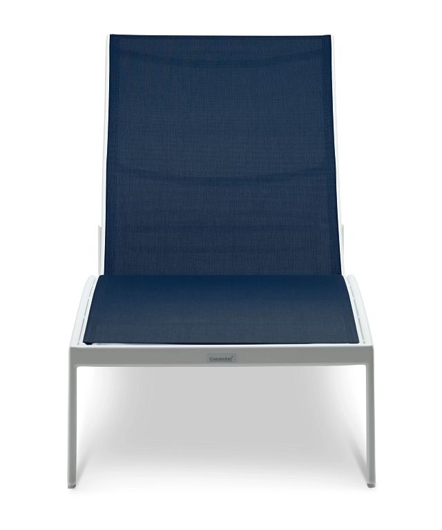 Lisbon2 Navy Sling Chaise