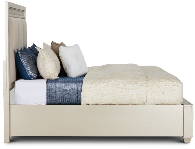 Manhattan Champagne Platform Storage Bed