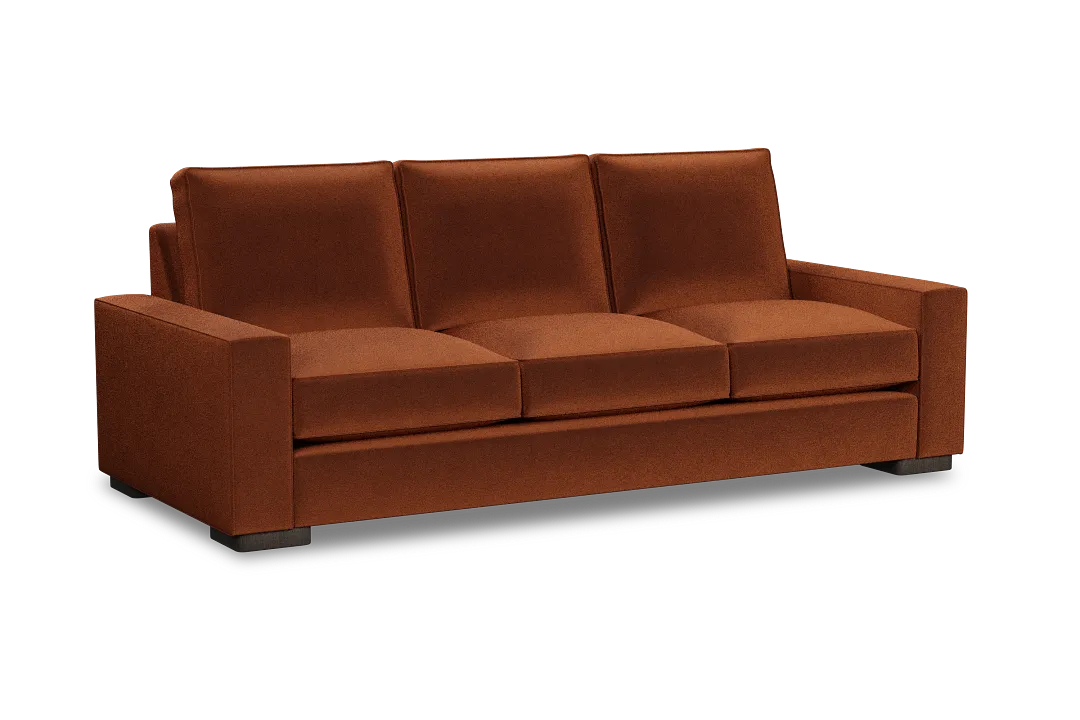 Edgewater Joya Orange 96" Sofa W/ 3 Cushions