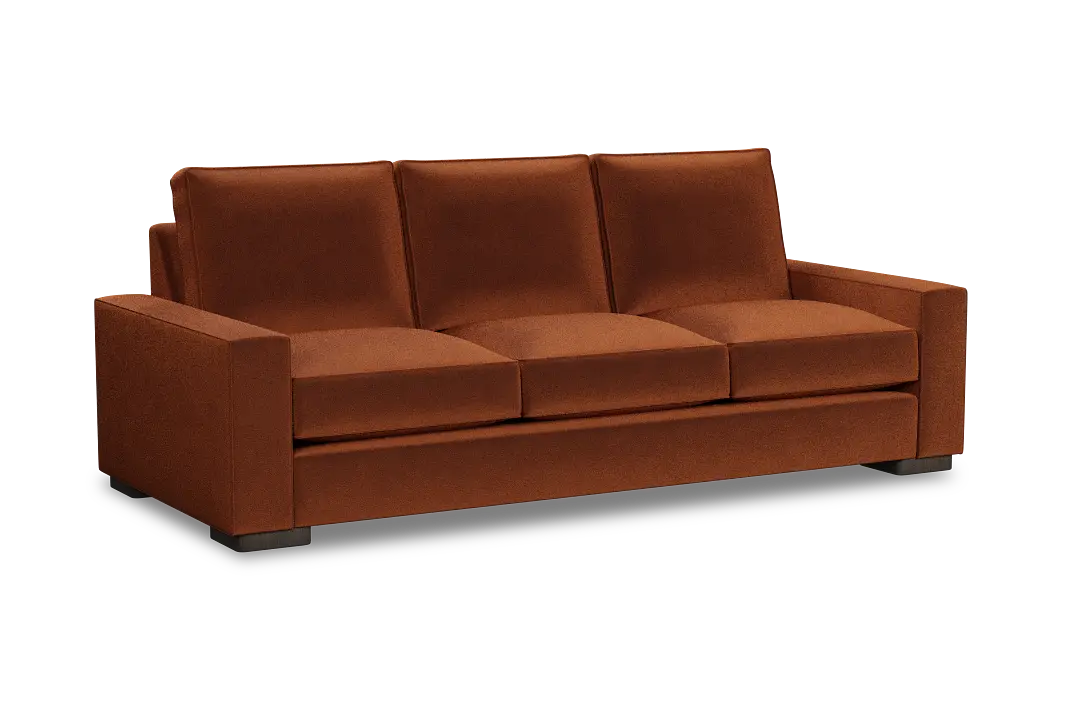 Edgewater Joya Orange 96" Sofa W/ 3 Cushions Edgewater Joya Orange 96" Sofa W/ 3 Cushions
