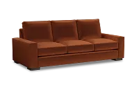 Edgewater Joya Orange 96" Sofa W/ 3 Cushions