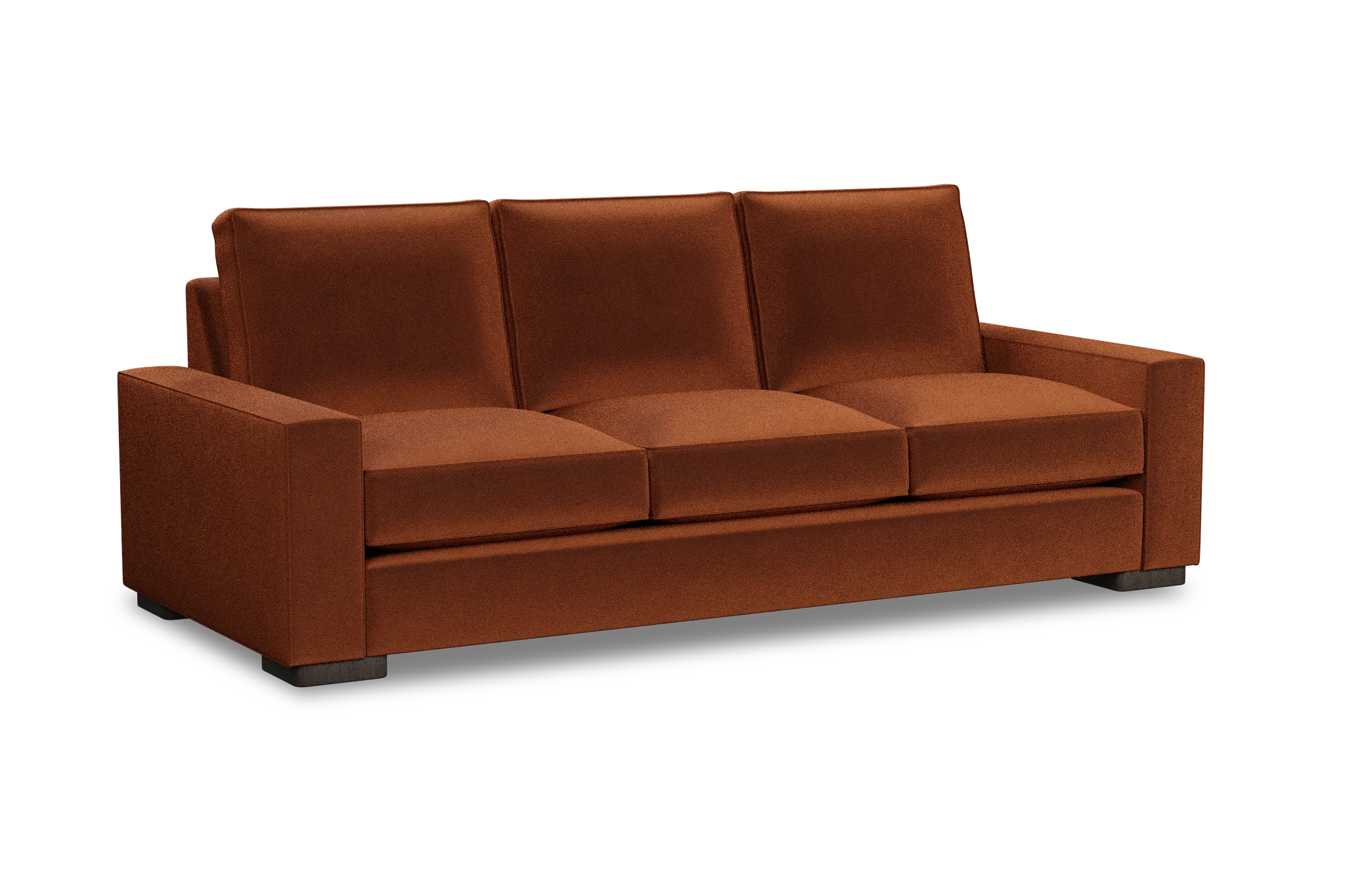 Edgewater Joya Orange 96" Sofa W/ 3 Cushions
