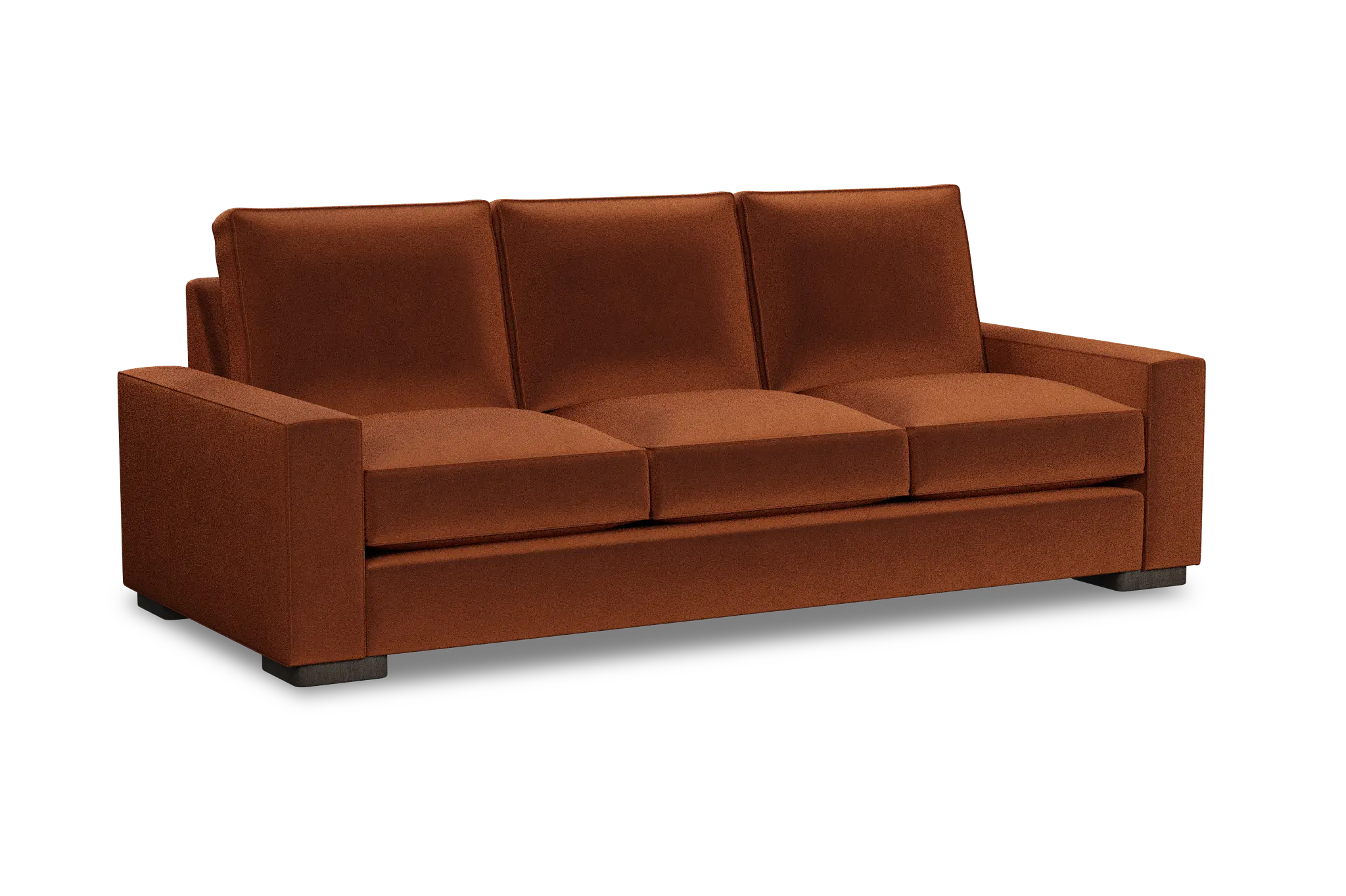 Edgewater Joya Orange 96" Sofa W/ 3 Cushions Edgewater Joya Orange 96" Sofa W/ 3 Cushions