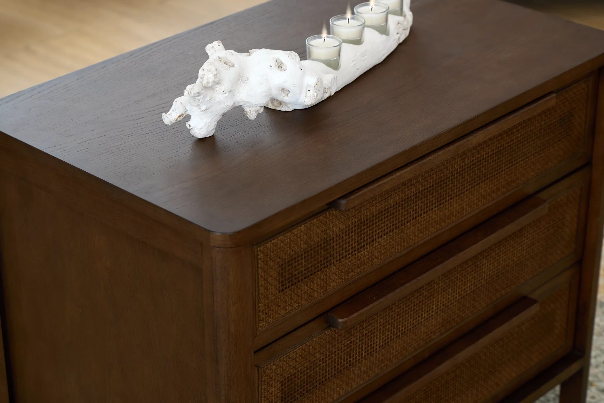 Pacific Mid Tone 3-drawer Nightstand