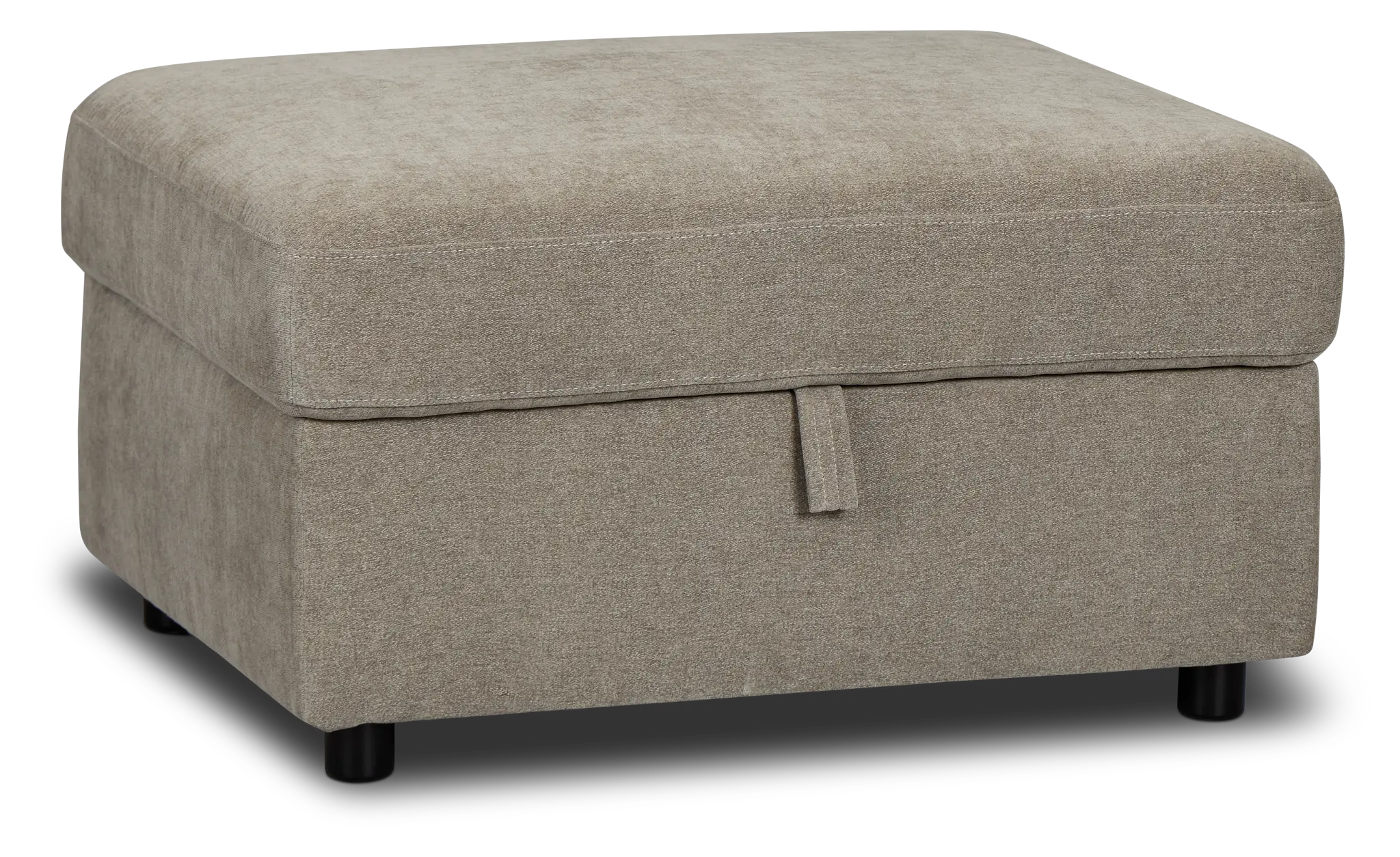 Addie Gray Fabric Storage Ottoman Addie Gray Fabric Storage Ottoman