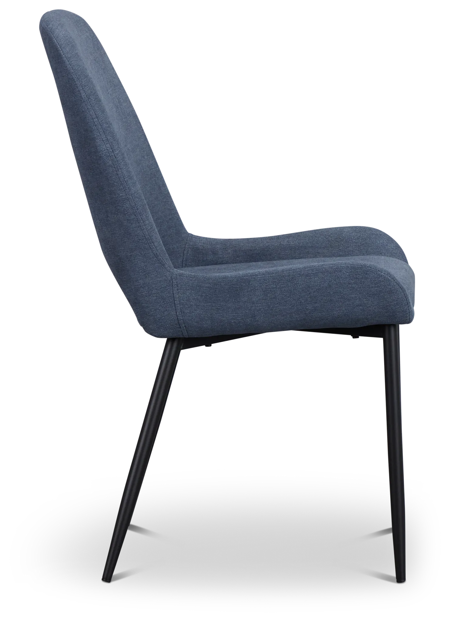Brela Dark Blue Upholstered Side Chair
