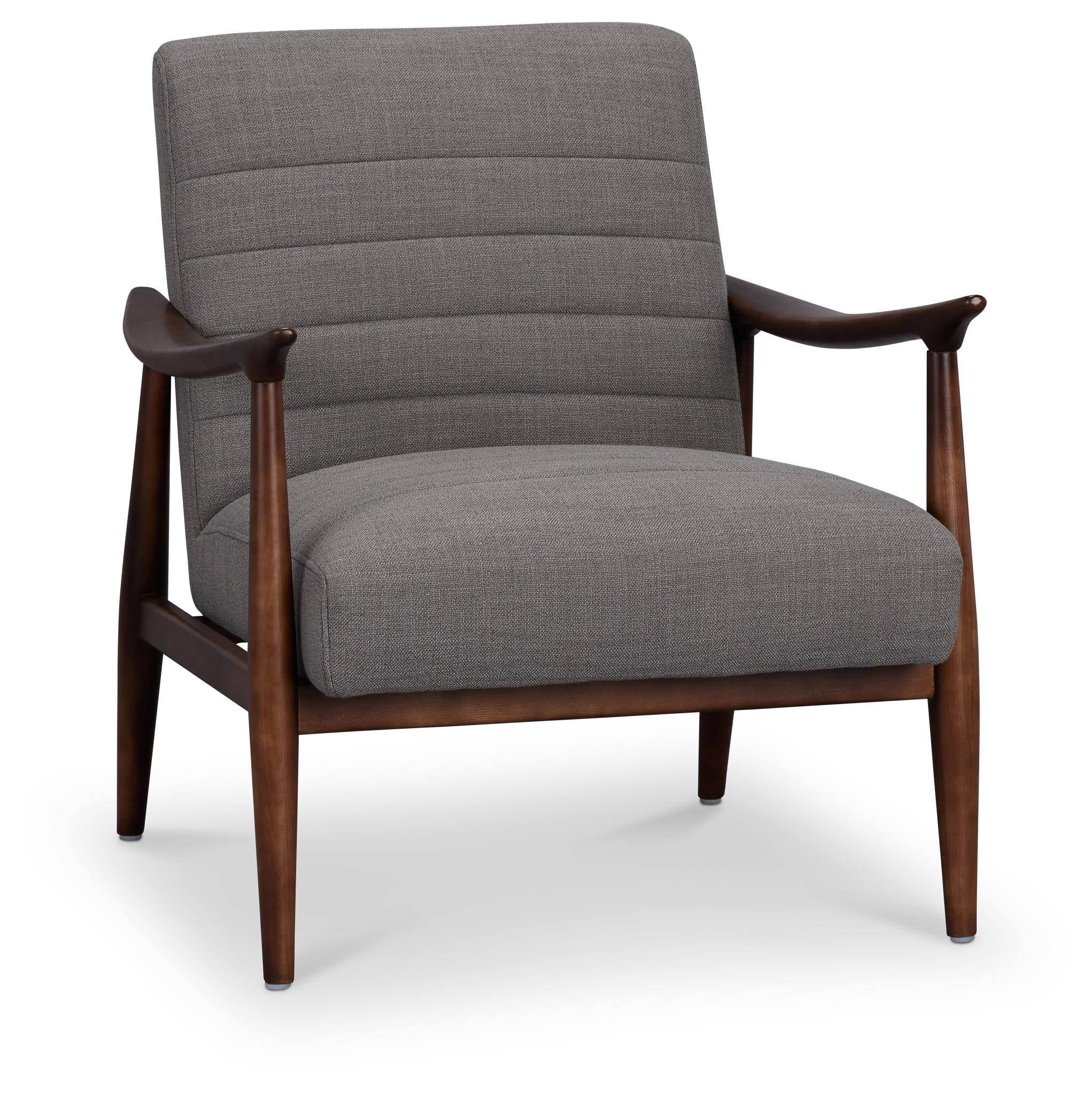 Gerry Dark Gray Fabric Accent Chair
