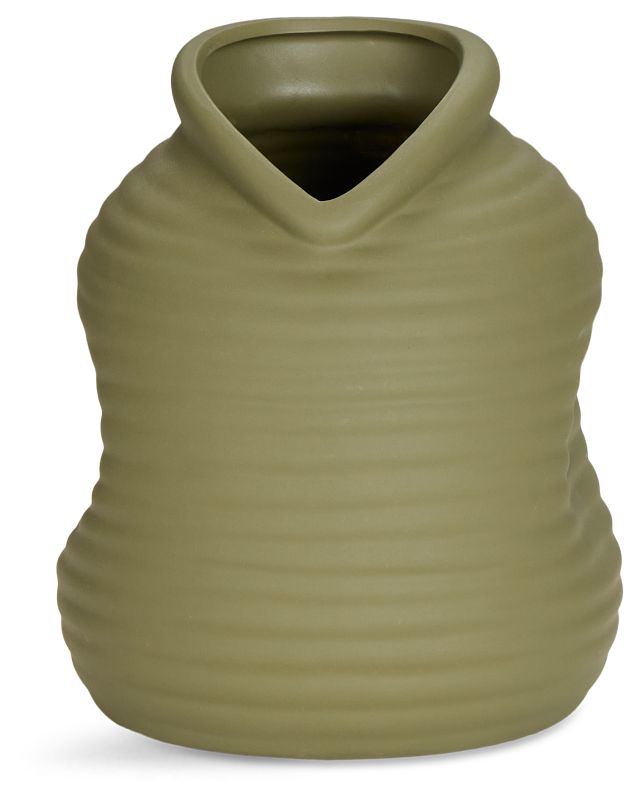 Orla Dark Green Medium Vase