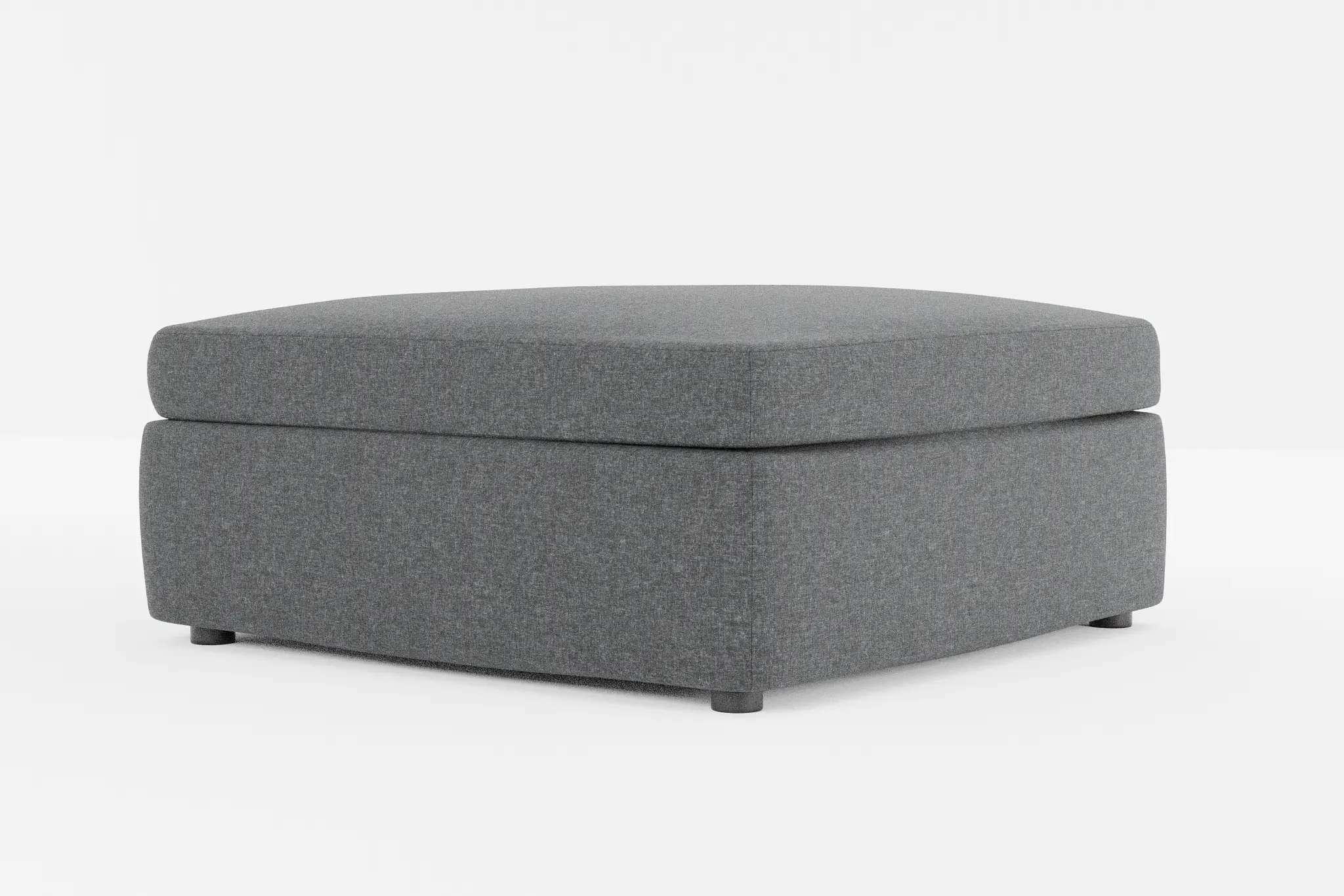 Destin Delray Dark Gray Fabric Cocktail Ottoman Destin Delray Dark Gray Fabric Cocktail Ottoman