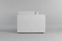 Destin Peyton White Fabric 3-piece Modular Sofa