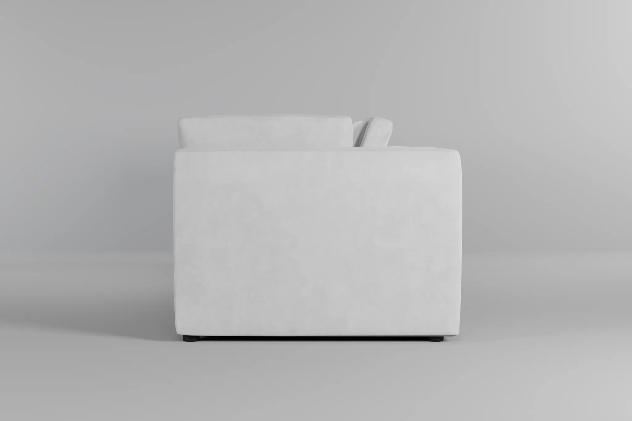 Destin Peyton White Fabric 3-piece Modular Sofa Destin Peyton White Fabric 3-piece Modular Sofa