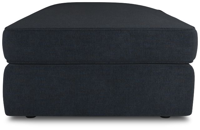 Siesta Victory Dark Blue Fabric Ottoman