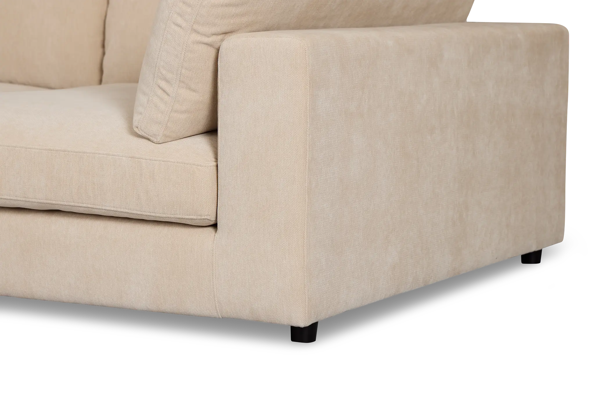 Lounge Light Beige Fabric Right Chaise Sectional Lounge Light Beige Fabric Right Chaise Sectional