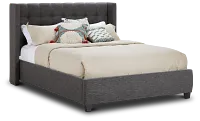 Chatham Dark Gray Low Platform Bed