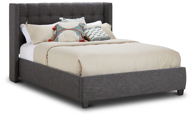 Chatham Dark Gray Low Platform Bed