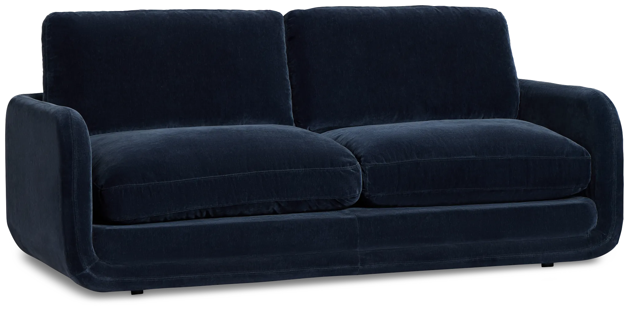 Jules Dark Blue Velvet Sofa