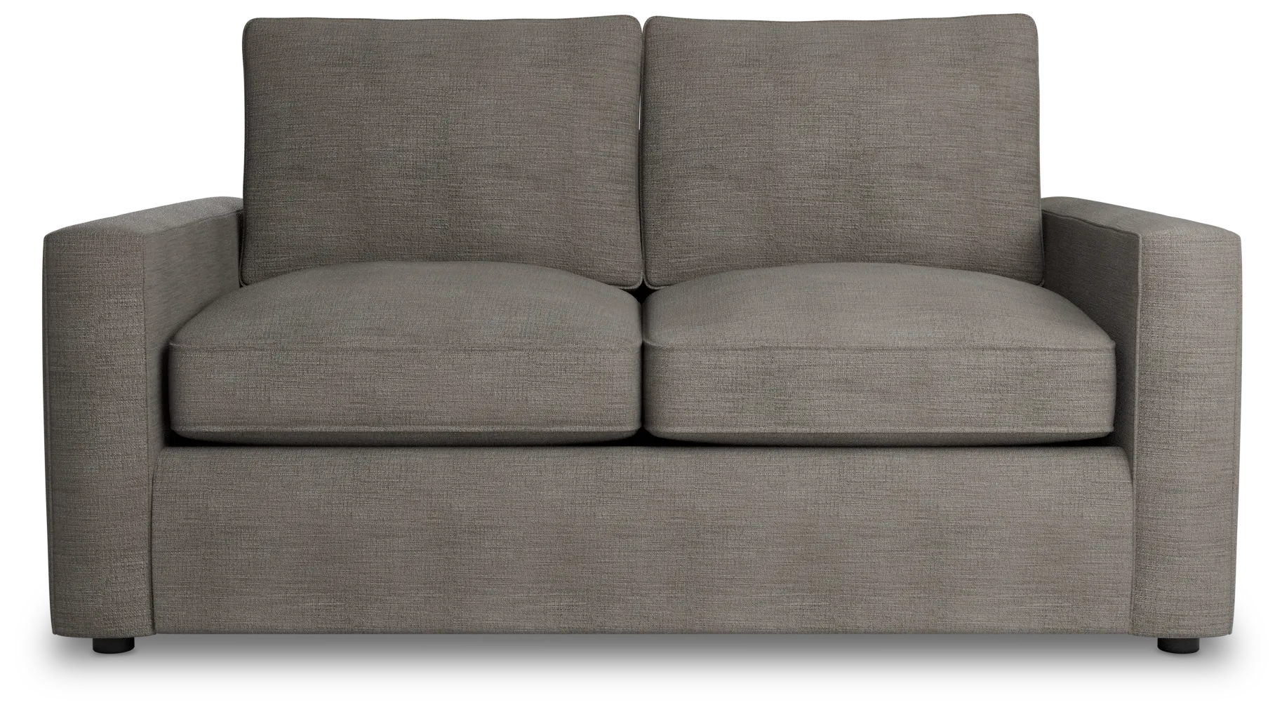 Siesta Victory Gray Fabric Loveseat