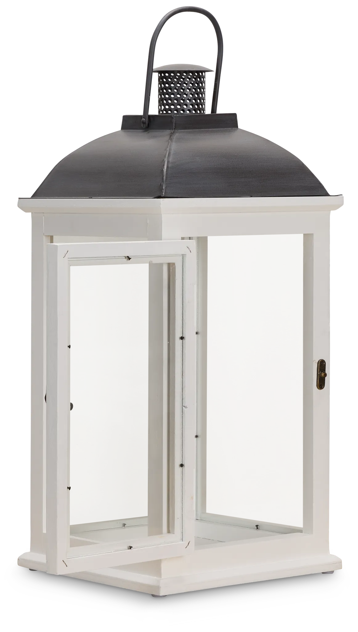 Greensville White Large Lantern