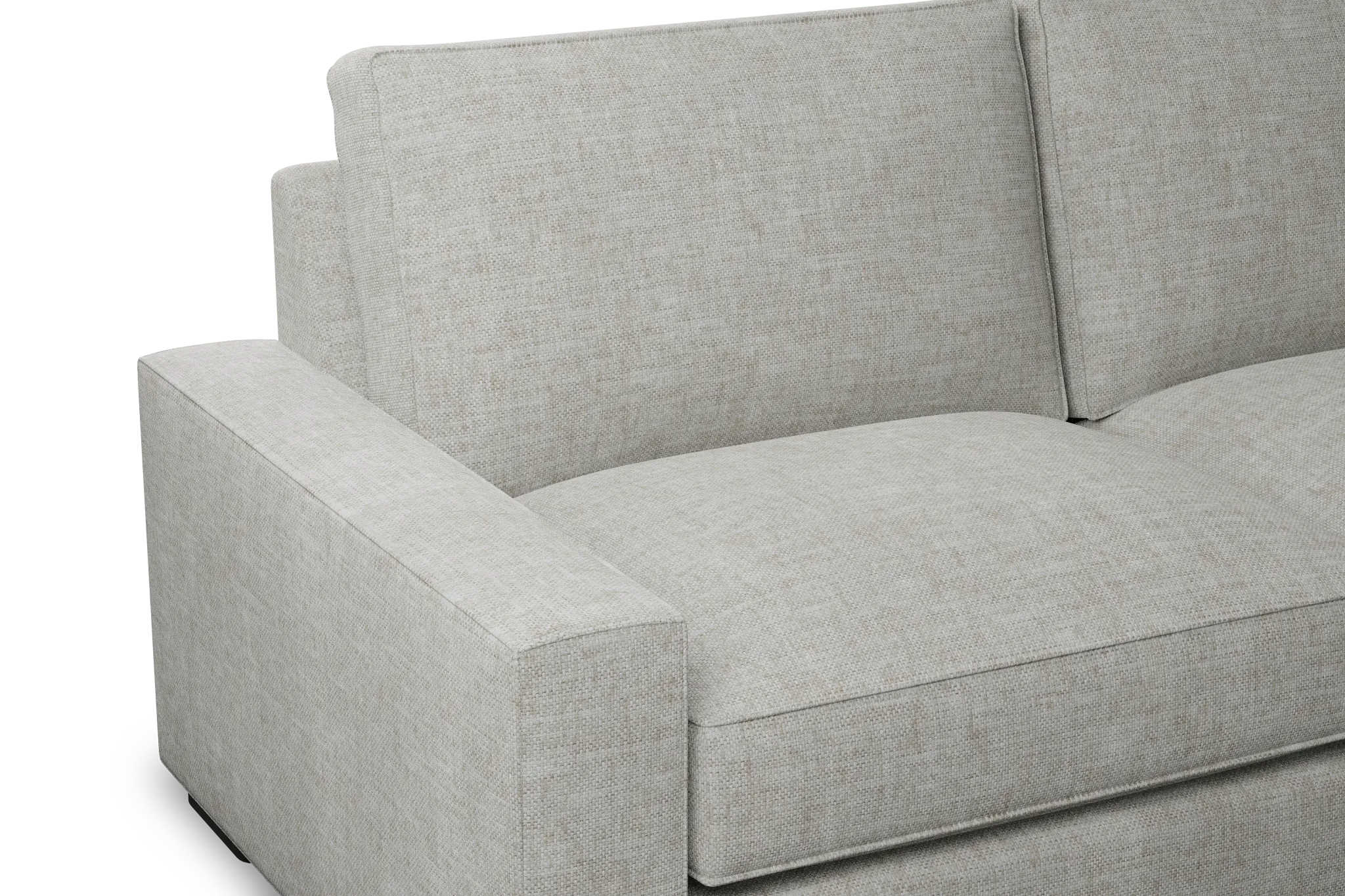 Edgewater Elevation Khaki 84" Sofa W/ 2 Cushions