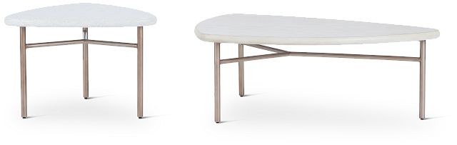 Marseilles Two-tone Bunching Cocktail Table