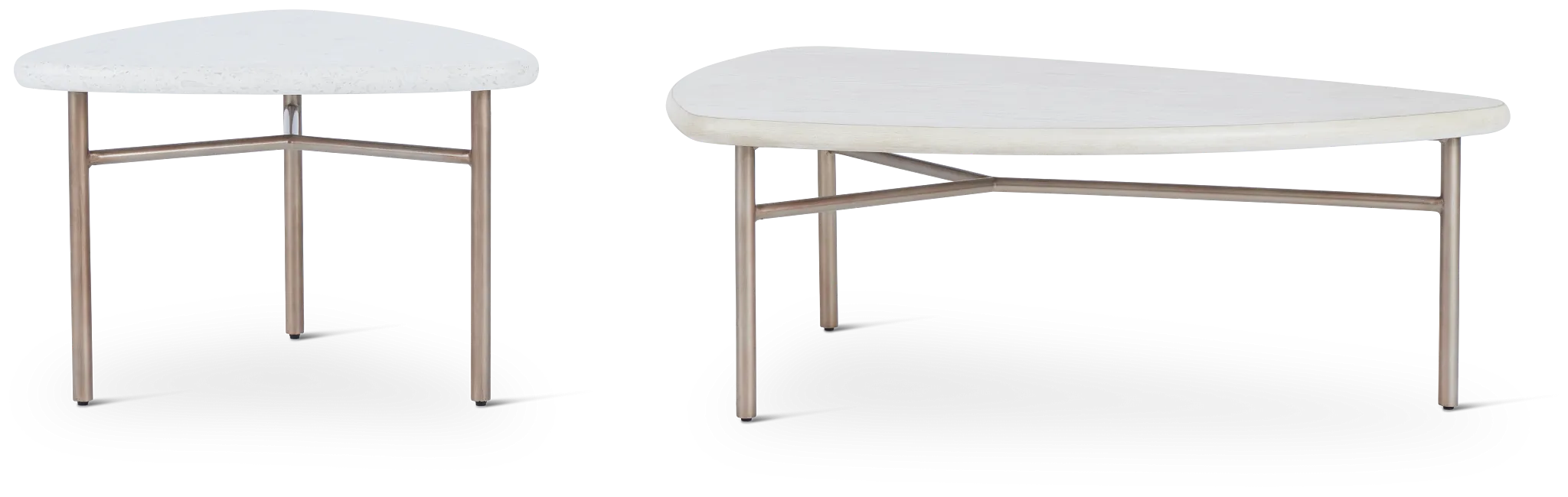 Marseilles Two-tone Bunching Cocktail Table