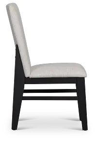 Riverdale Black Upholstered Side Chair
