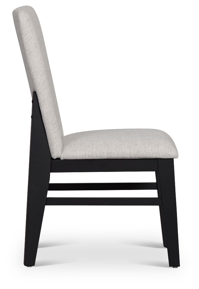 Riverdale Black Upholstered Side Chair