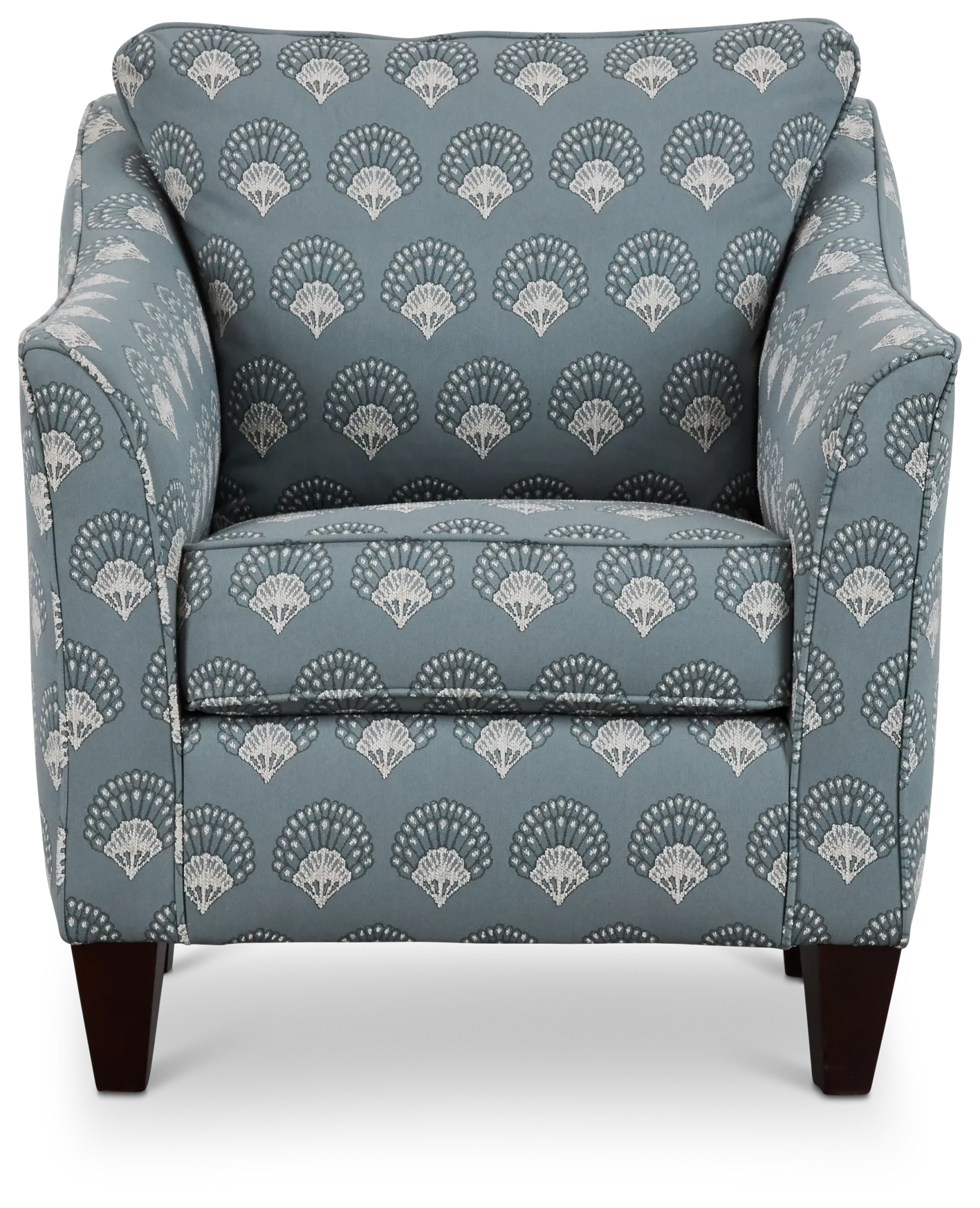 Chantilly Blue Fabric Accent Chair