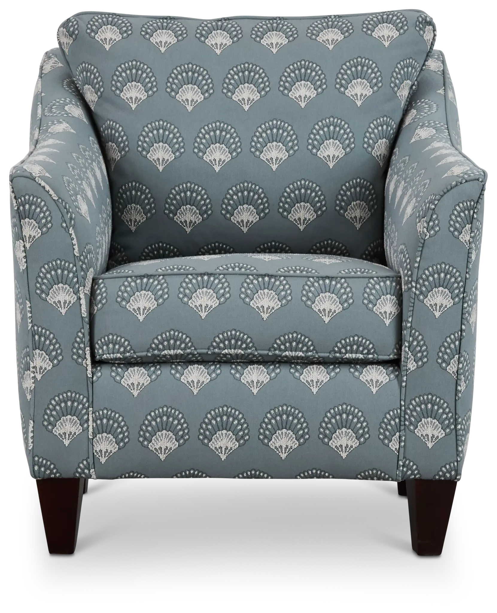Chantilly Blue Fabric Accent Chair Chantilly Blue Fabric Accent Chair