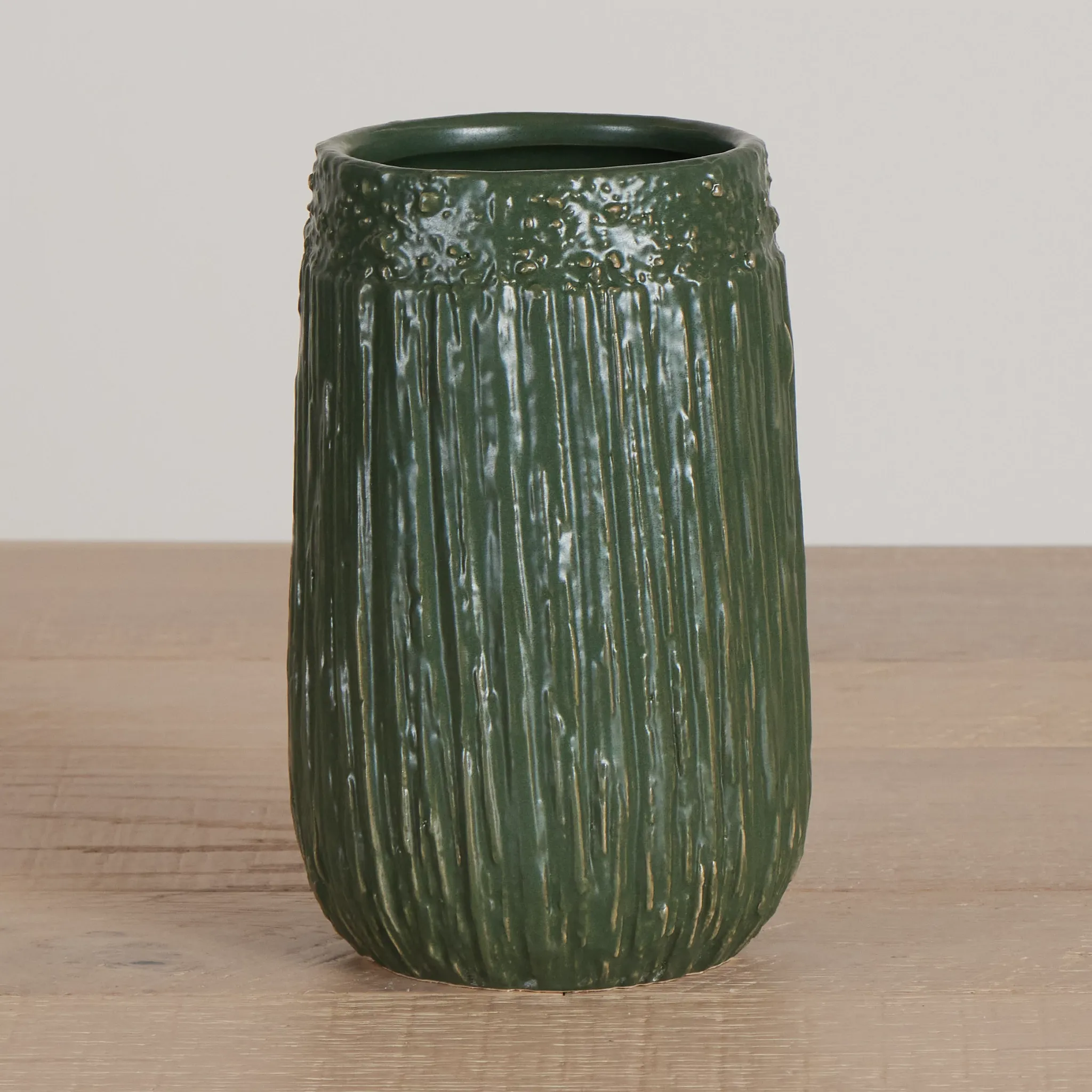 Birk Dark Green Small Vase