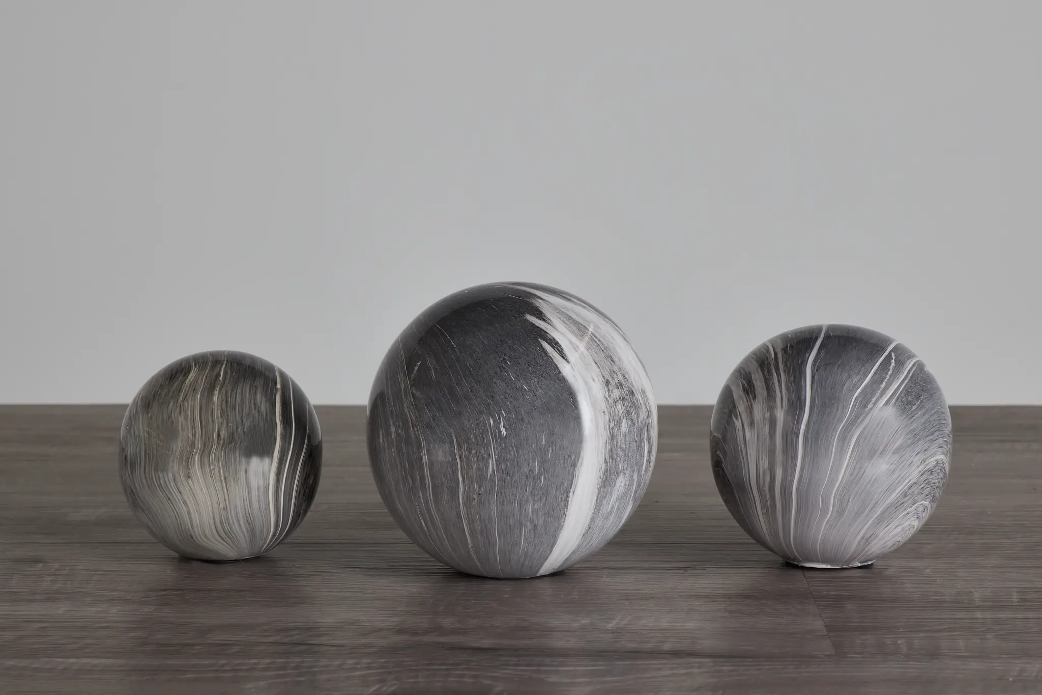 Cian Black Set Of 3 Balls Cian Black Set Of 3 Balls