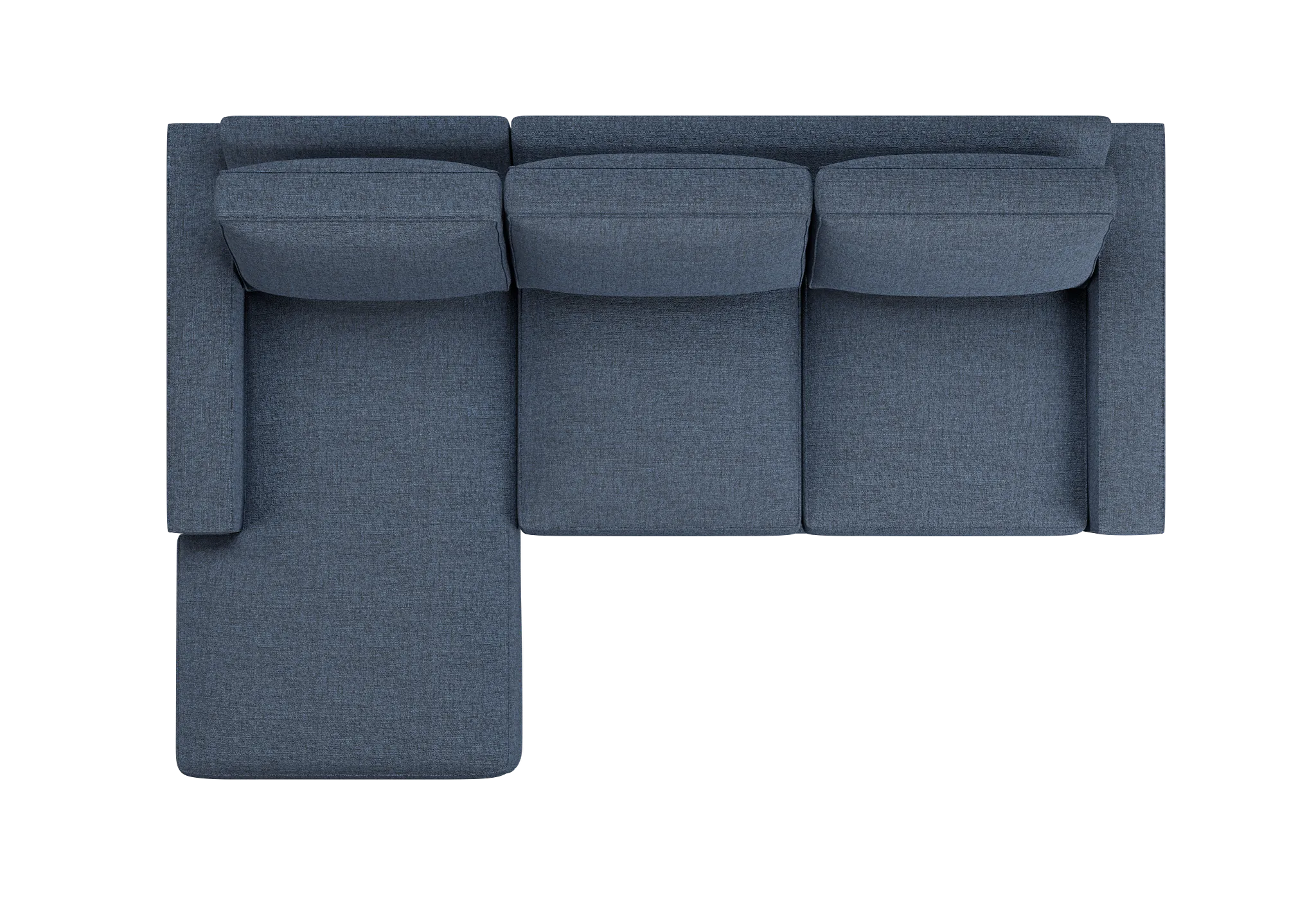 Edgewater Victory Dark Blue Left Chaise Sectional