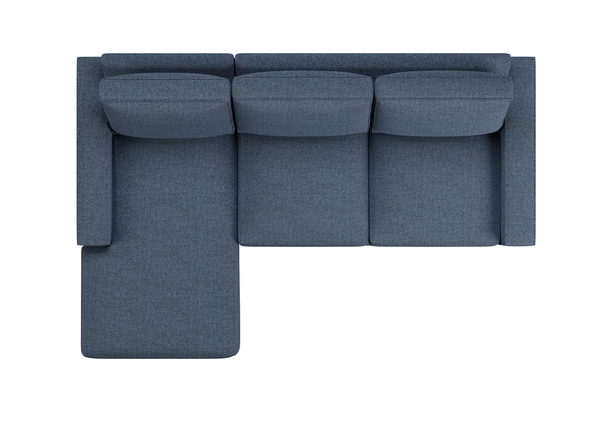 Edgewater Victory Dark Blue Left Chaise Sectional Edgewater Victory Dark Blue Left Chaise Sectional
