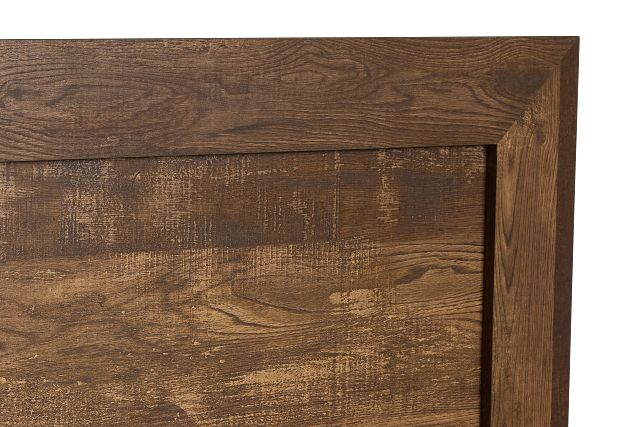 Ollie Dark Tone Panel Bed