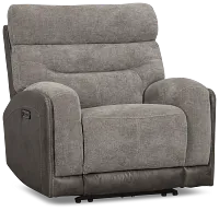 Travis Gray Fabric Power Recliner