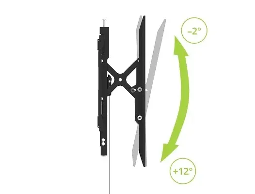 Kanto Te300sg Outdoor Mount 45"-100" Black Tilt Tv Wall Mount