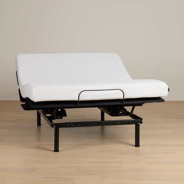 Rest & Renew By Zinus Gel Memory Foam Mattress 6" Firm Slat Adjustable Mattress Set