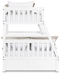 Charleston White Trundle Bunk Bed