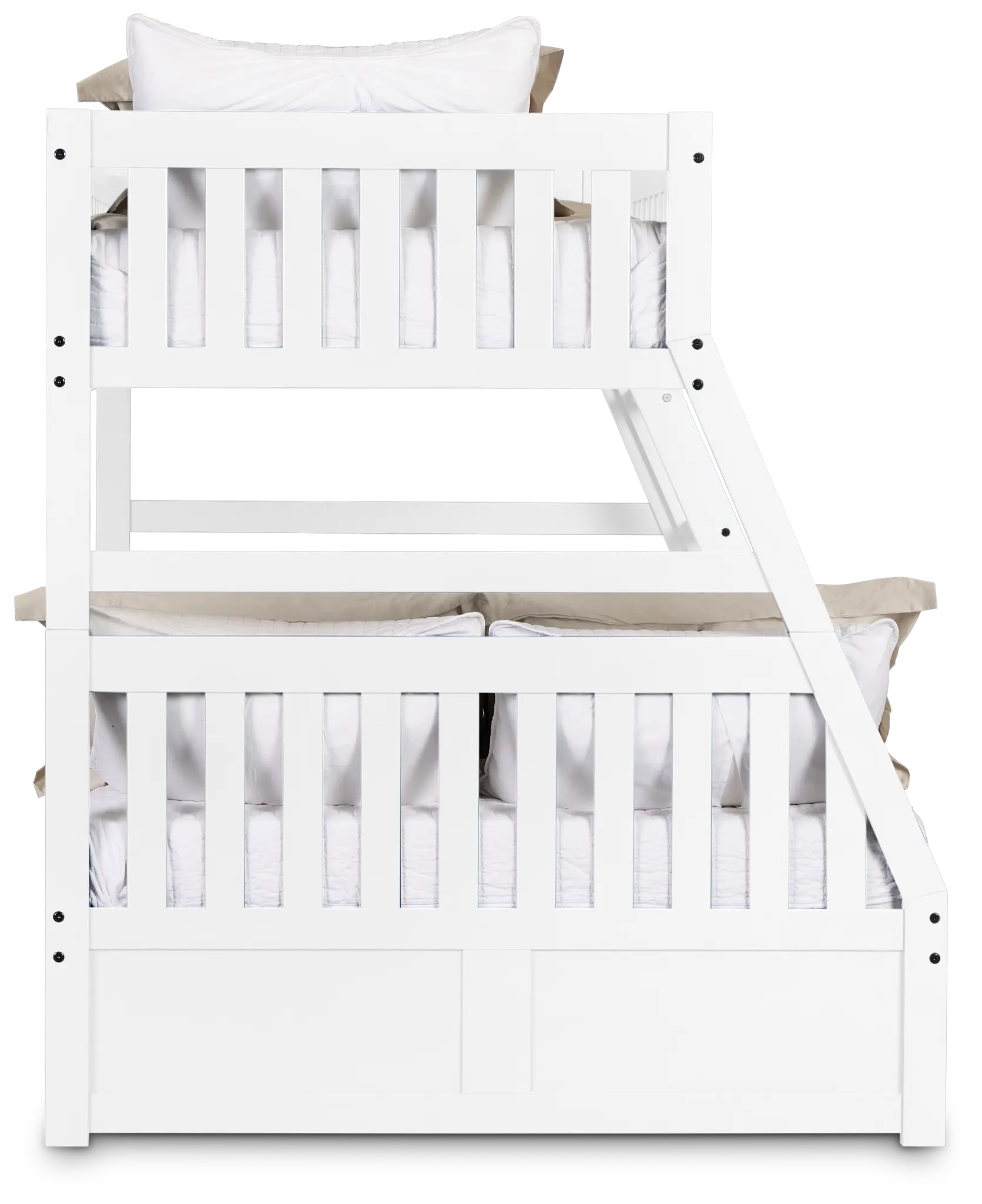Charleston White Trundle Bunk Bed Charleston White Trundle Bunk Bed