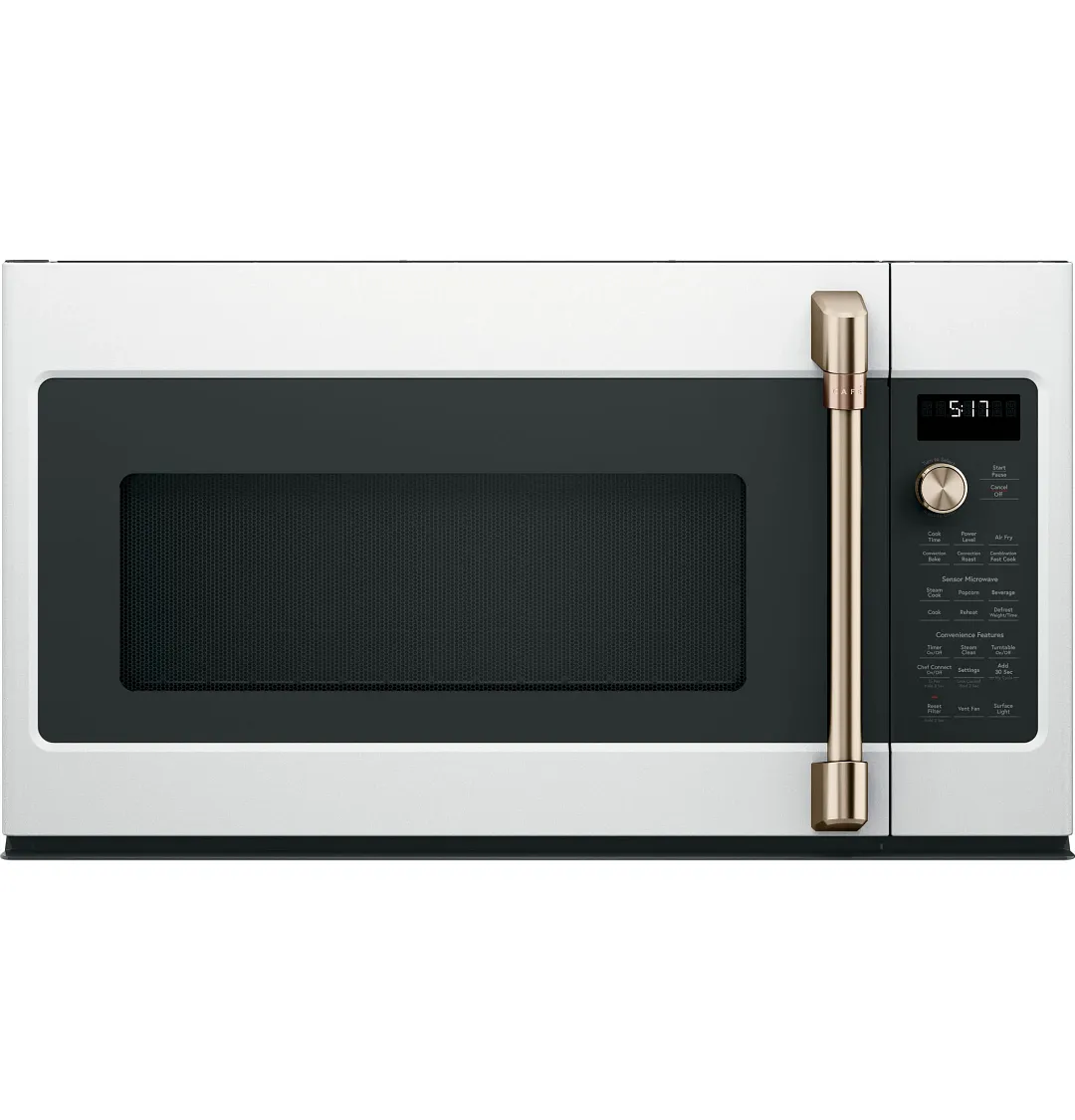 Cafe 517 Series White Over-the-range Microwave